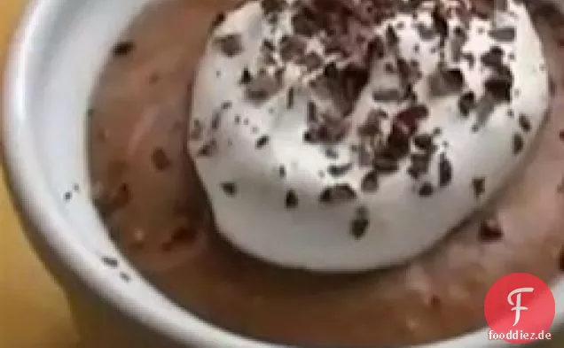 Dunkle Schokoladenmousse
