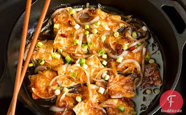 Karamell-gekochter Tofu