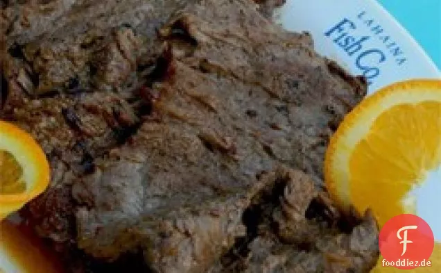 Gegrilltes Blutorange Chuck Steak