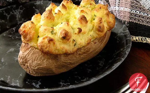 Meine Mutter ist Zweimal Gebackene Kartoffeln-Boote (Fancy Version)