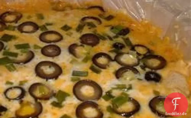 Weißes Huhn Enchilada Slow-Cooker-Auflauf