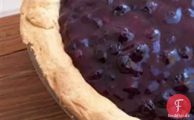 Oben-Ohne-Blaubeer-Torte