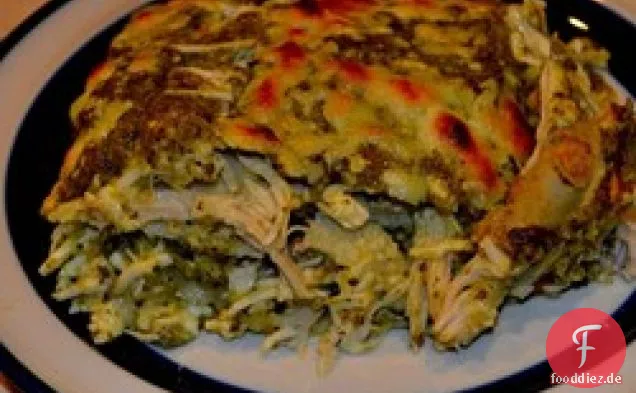 Huhn Enchiladas Verdes