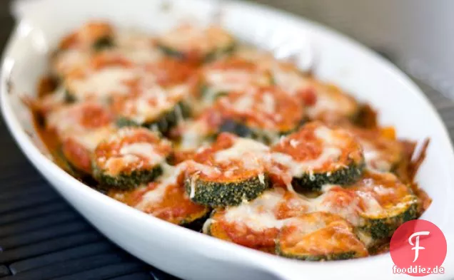 Layered Zucchini-Parmesan -