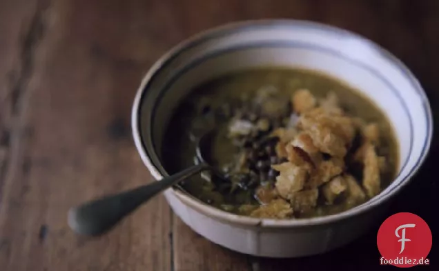 Kabocha Französische Linsensuppe