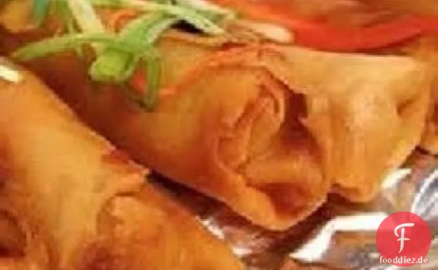 Lumpia-Filipino Garnelen und Schweinefleisch Ei Rollen