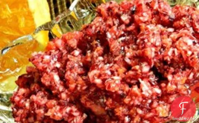 Einfache Cranberry Orange Relish