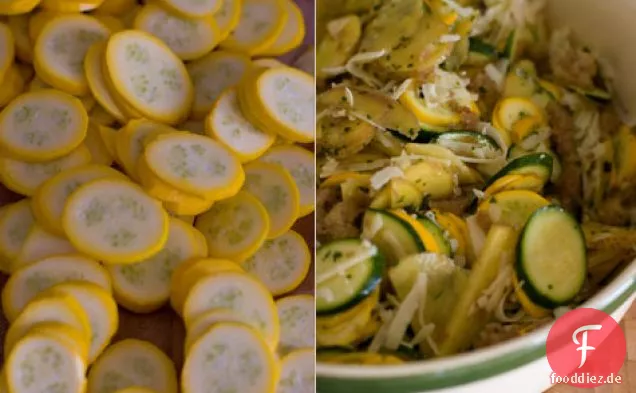 Sommer Squash Gratin Rezept