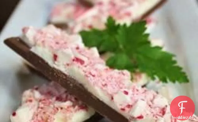 Milchschokolade Pfefferminzrinde