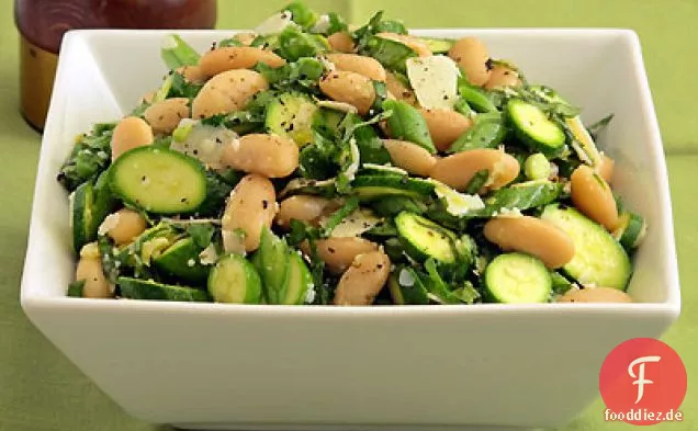 Weiße Bohnen & Baby Zucchini Salat