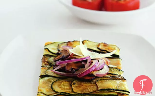 Zucchini-Pilz-Pizza