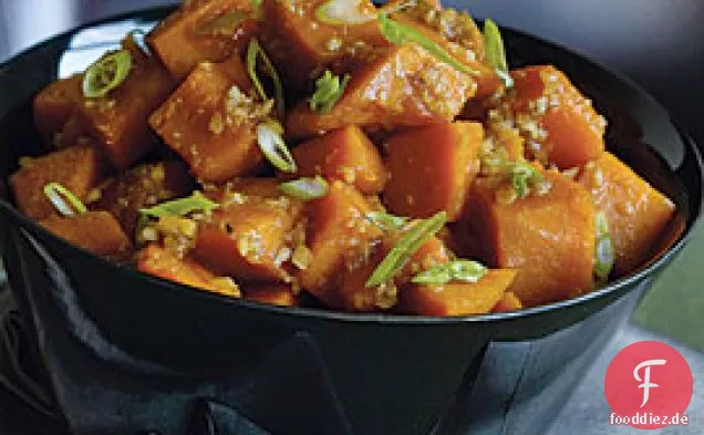 Soja-geschmort Kabocha Squash