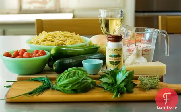 Farfalle Mit Zucchini