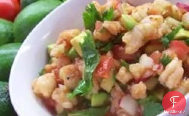 Avocado Garnelen Ceviche-Estillo Sarita