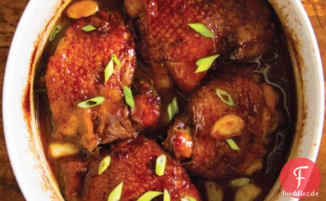 Karamell Huhn: Halten Sie das Eis