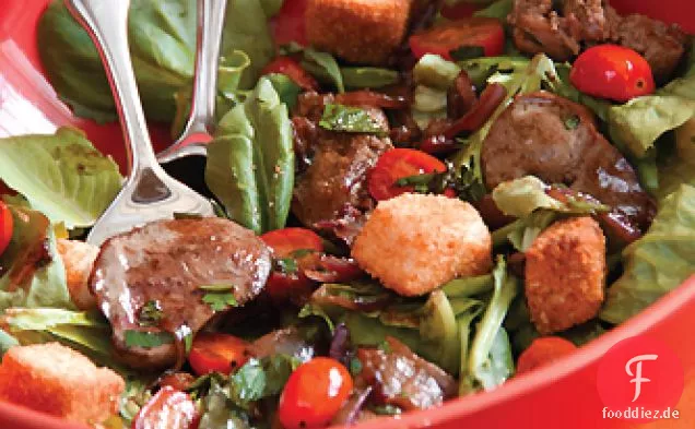 Hühnerleber-Salat a la Michele Lamy