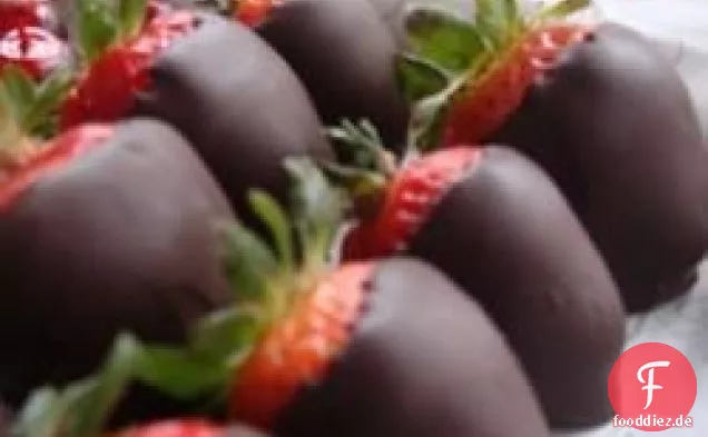 Schokolade Erdbeeren