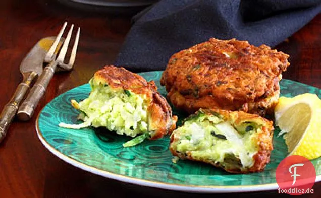 Zucchini-Krapfen mit Dill