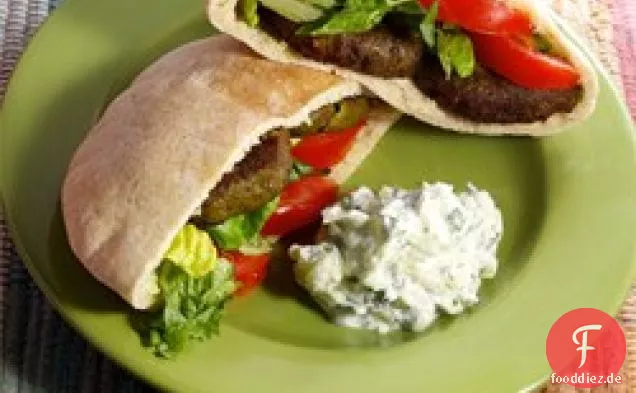 Kichererbsen-Falafel Burger