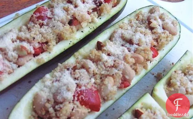 Gesund & Lecker: Gegrillte Zucchini mit Quinoa-Füllung