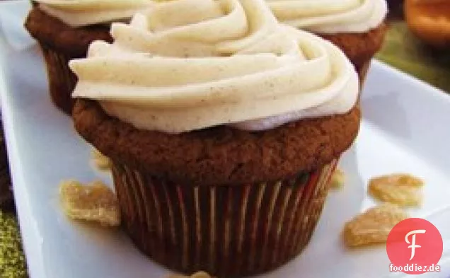 Kürbis-Ingwer-Cupcakes