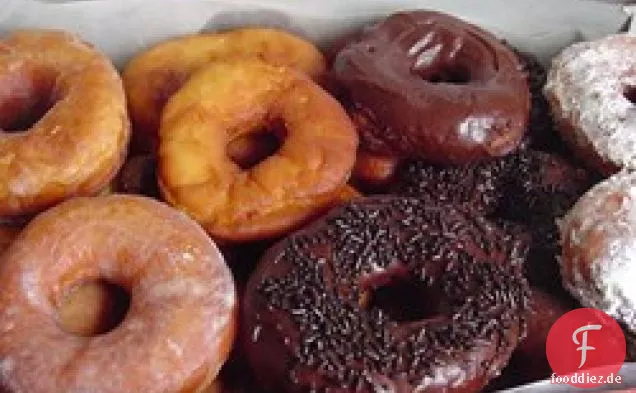 Glasierte Hefe-Donuts