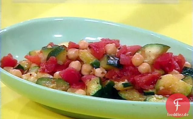 Gewürzte Gedämpfte Zucchini