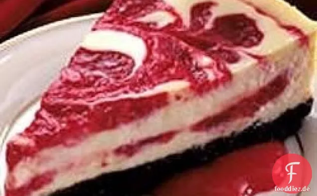 Kirsche wirbelte Käsekuchen