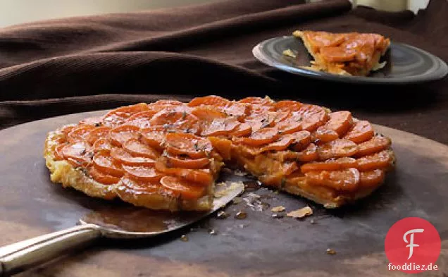 Süßkartoffel-Torte Tatin