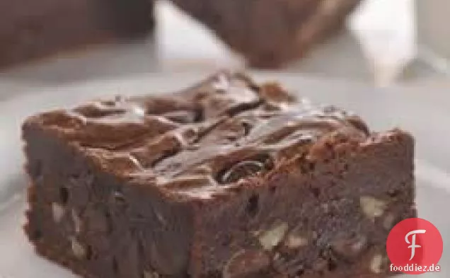Dunkle Schokolade Brownies
