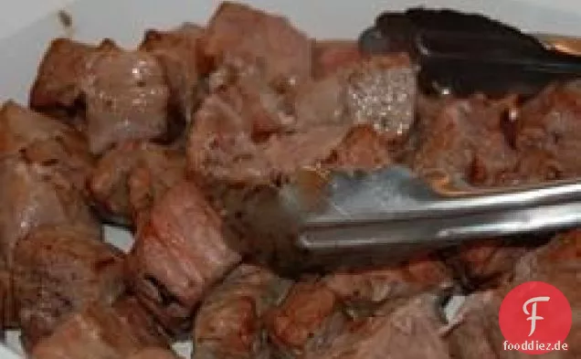 Espetadas (Portugiesisches Rindfleisch Shish Kabobs)