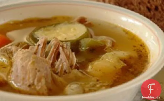 Weißwein Hühnersuppe