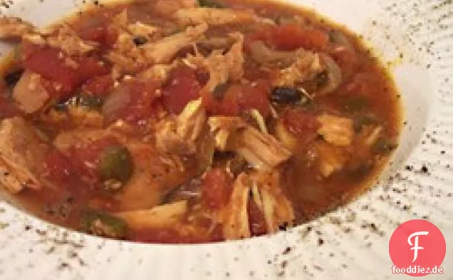 Slow Cooker Huhn kreolisch