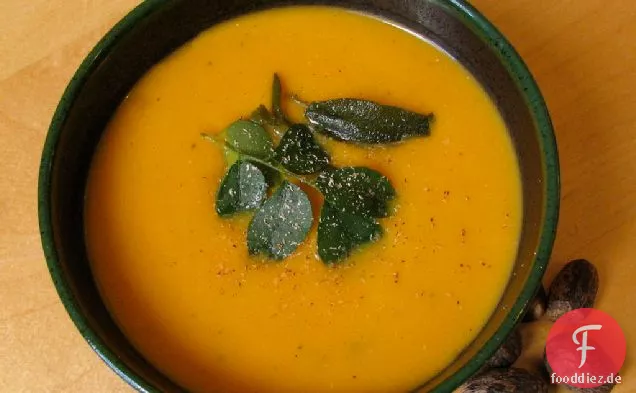 Butternusskürbis Und Salbei-Suppe Rezept