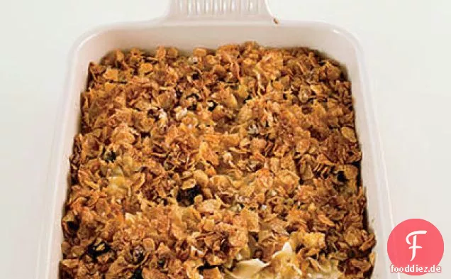 Geräucherter Forellensalat mit Ziegenkäse-Croûtes
