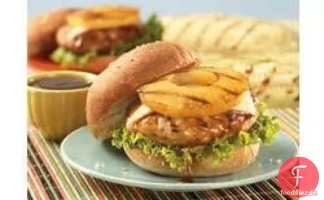 Teriyaki Ananas Türkei Burger
