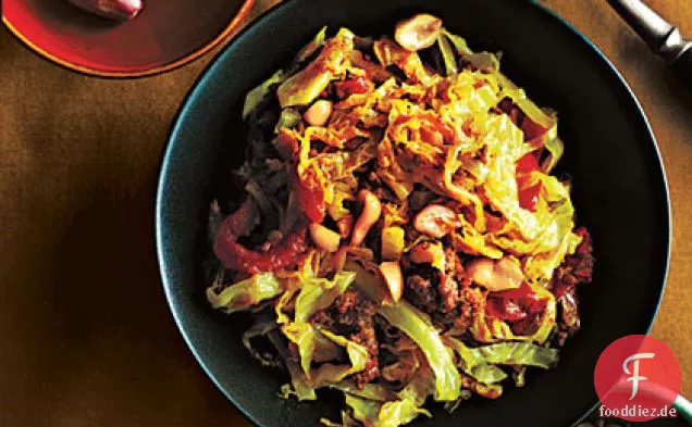Gekochter Kohl mit Rindfleisch, Shan-Stil