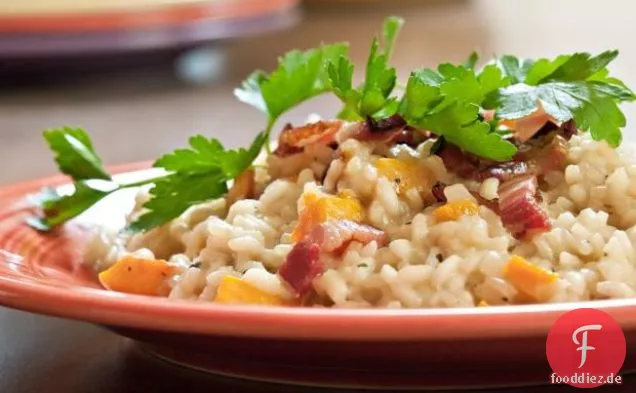 Bacon Butternut Squash Risotto Rezept