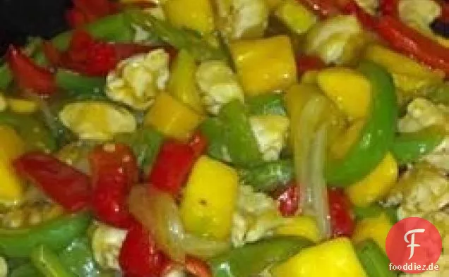 Malaysisches Mango-Hühnchen-Curry