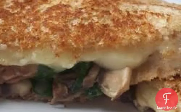 Gegrillter Pilz und Schweizer