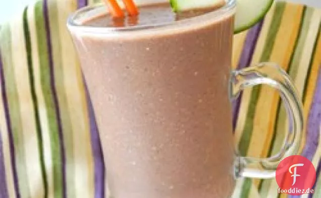 Klopfen Sie es nicht, bis Sie es versuchen Zucchini Schokolade Banane Nuss Milchshake