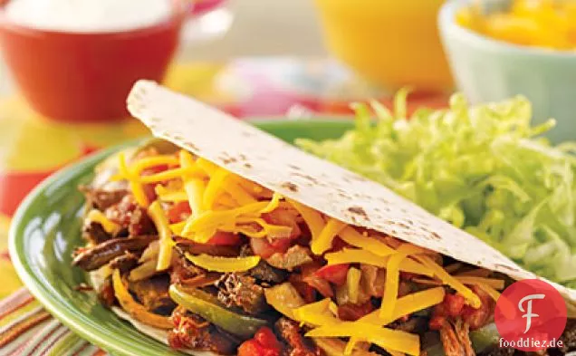 Fiesta Rindfleisch Fajitas