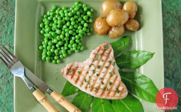 Thunfisch mit herzhafter Minzsauce