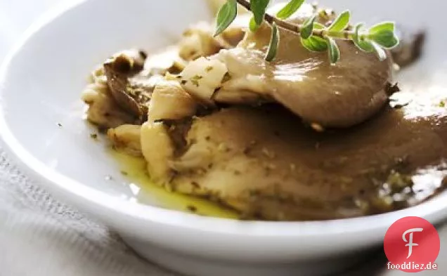 Sautierte Austernpilze mit Linguine