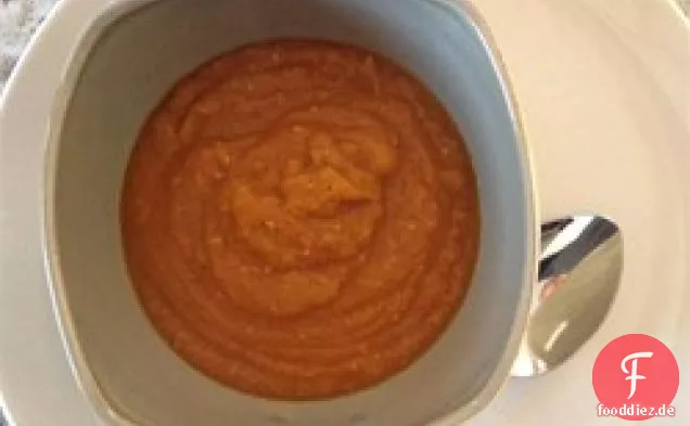 Doppel-Butternut-Kürbis-Suppe