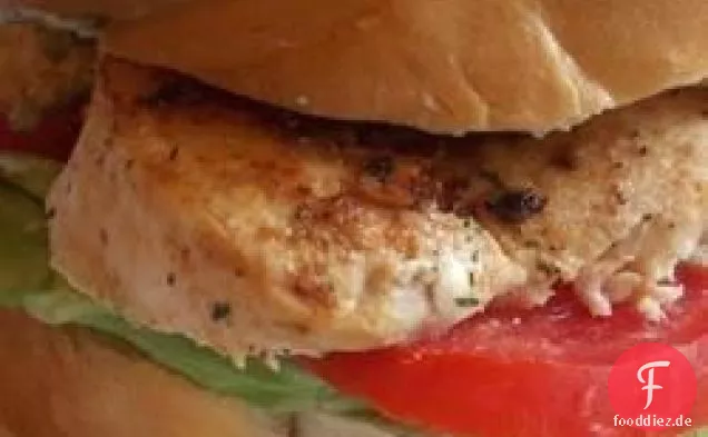 Göttliche Sommer Huhn Sandwich