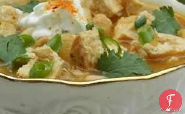 Weiße Bohnen Hähnchenbrust Chili