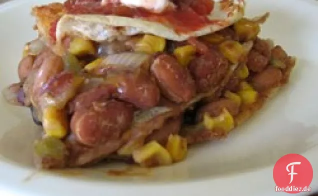 Mexikanische Bohnenkuchen