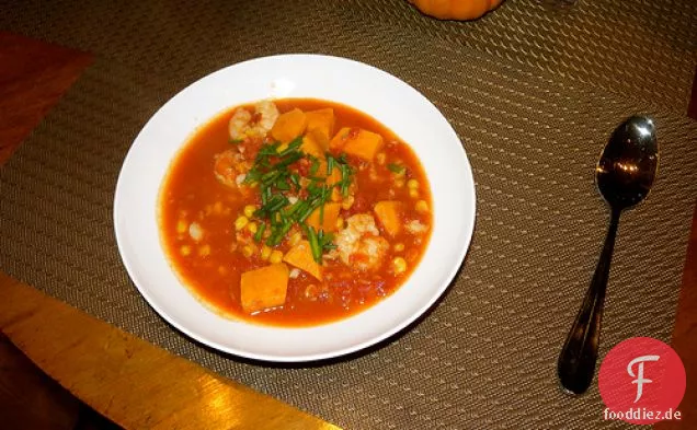Würzige Meeresfrüchte-Chowder