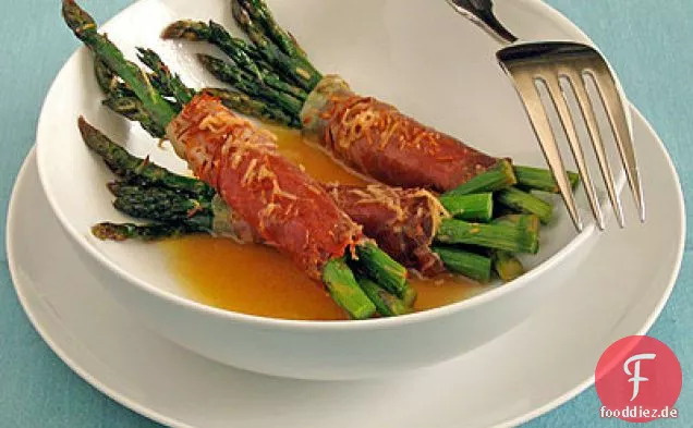 Spargel in Prosciutto